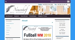 Desktop Screenshot of hotel-restaurant-neuenhof.de
